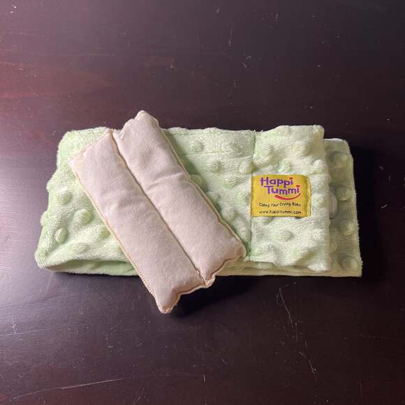 Happi Tummi Green Plush Waistband w/ Herbal Pouch for‎ Baby Colic and Gas Relief - Picture 8 of 8
